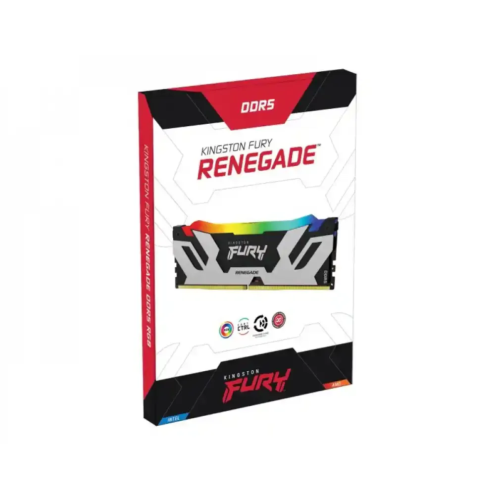 Memorija DDR5 32GB 6400MHz Kingston Fury Renegade RGB KF564C32RSA-32 Slika 2