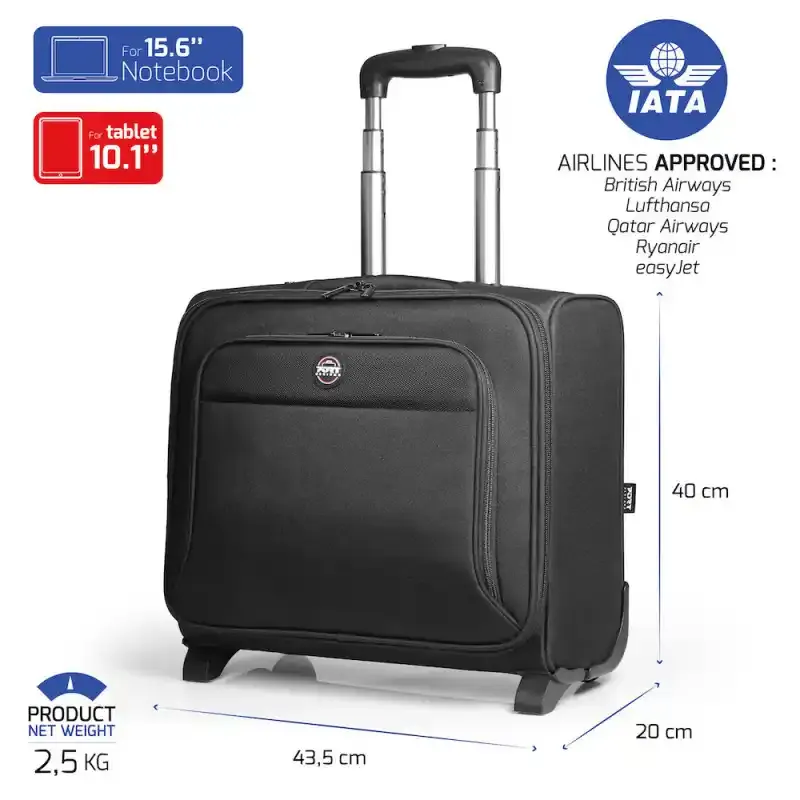 Torba za Laptop 15.6 Port Designs Hanoi II CL/crna Slika 3