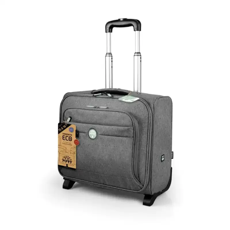 Torba za Laptop 15.6 Port YOSEMITE ECO Trolley/Siva Slika 2