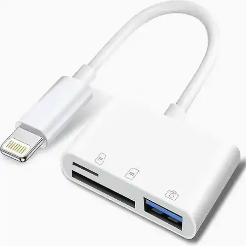 Lightning čitač kartica 1xUSB+1xSD+1xTF Slika 1