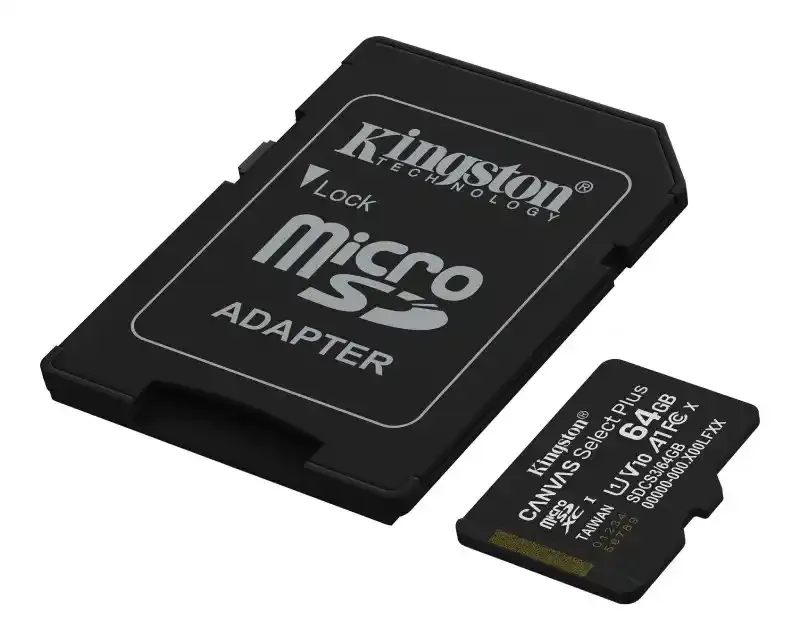Micro SD Card 64GB Kingston + SD adapter SDCS3/64GB class 10 Slika 2