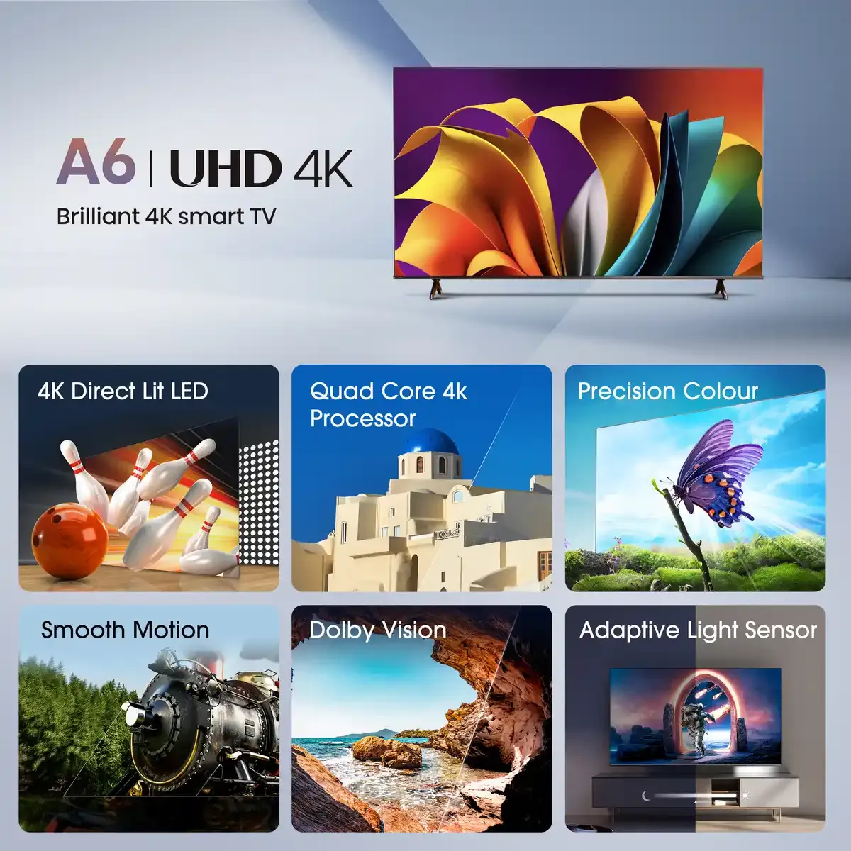 SMART LED TV 55 Hisense 55A6N 3840x2160/UHD/4K/DVB-T/T2/C/S/S2 Slika 3