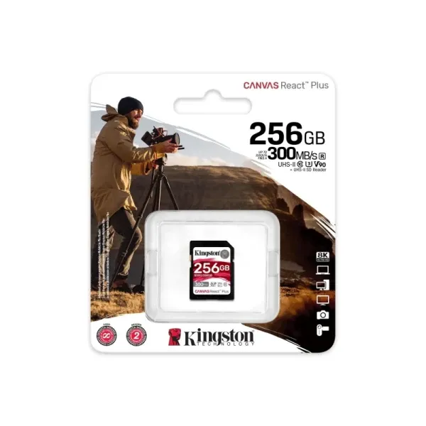SD Card 256GB Kingston Canvas React Plus SDR2/256GB Slika 2