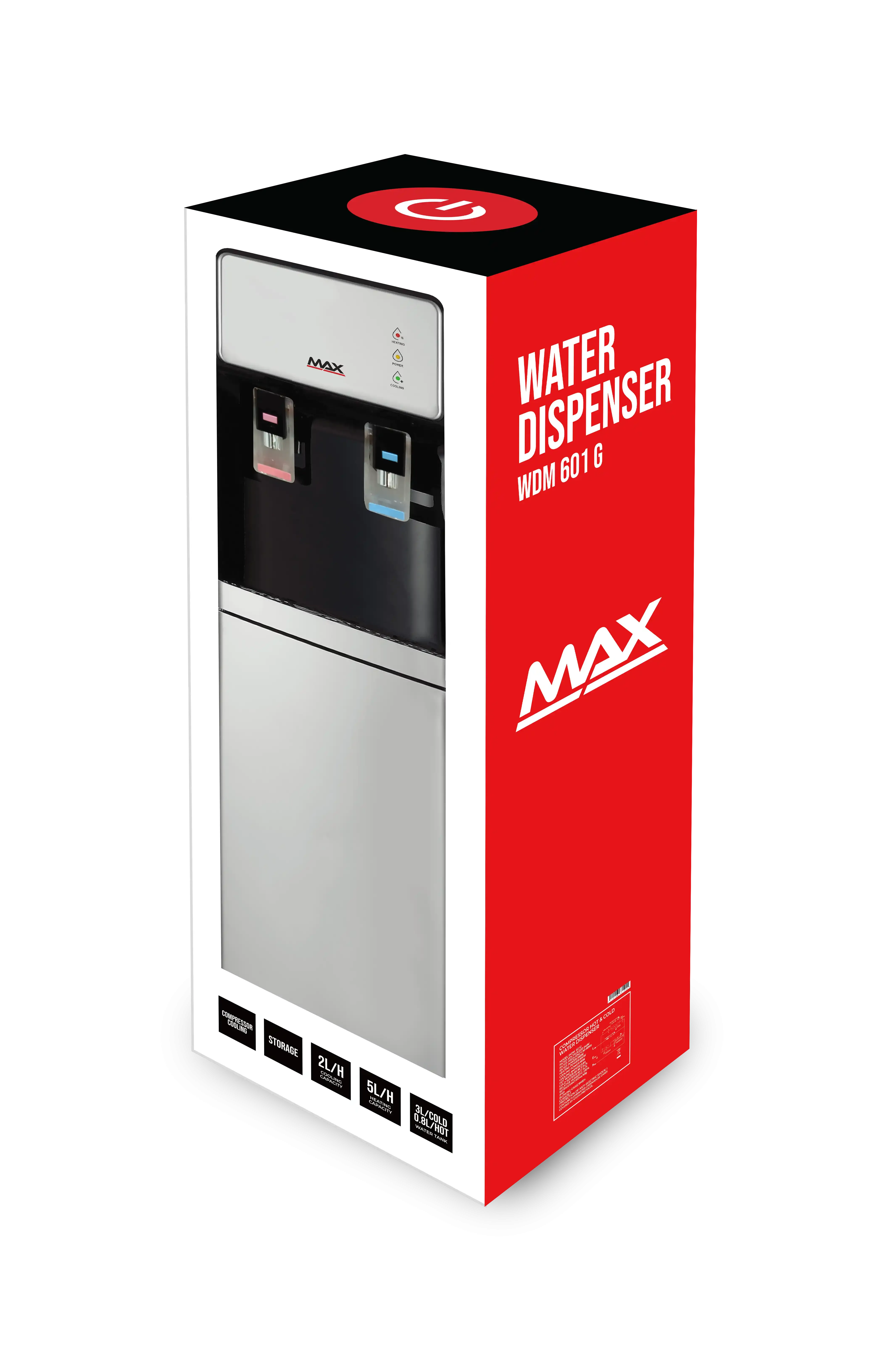 Dispanzer za vodu MAX WDM601G Slika 2