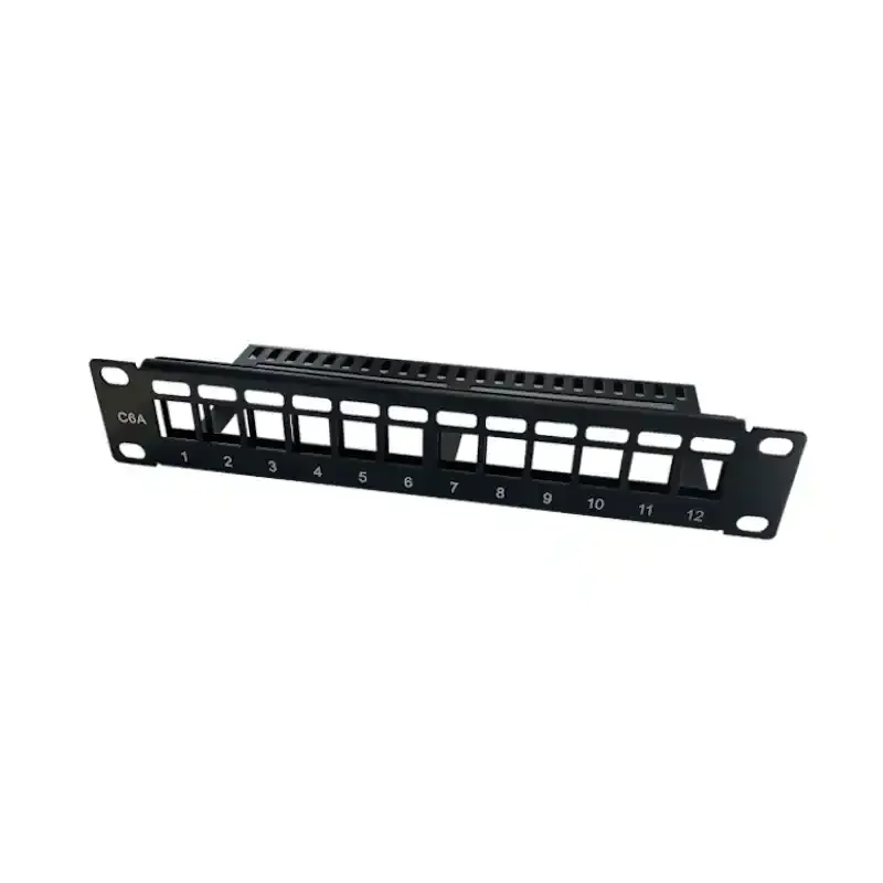 1U/10 Patch panel Ansec prazan Slika 1