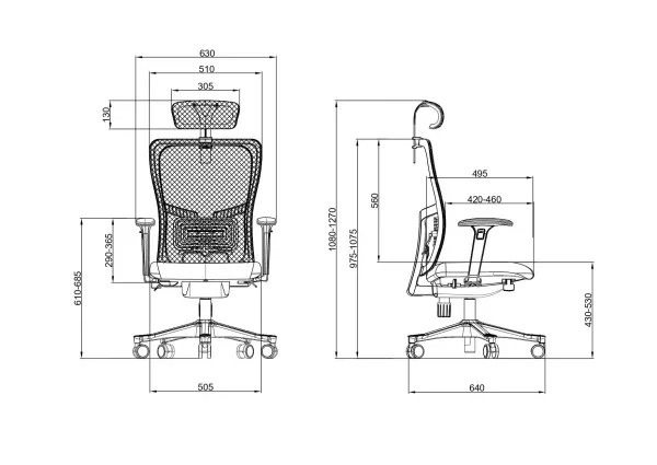 Ergonomska kancelarijska stolica UGD Conference Pro Slika 2