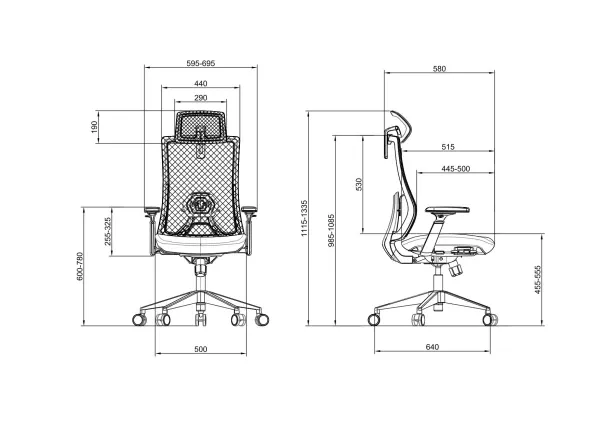 Ergonomska kancelarijska stolica UGD Work Pro Slika 4