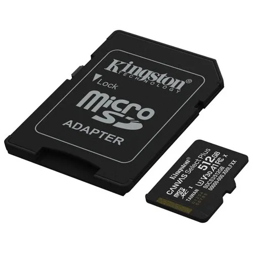 Micro SD Card 512GB Kingston + SD adapter SDCS3/512GB class 10 Slika 3