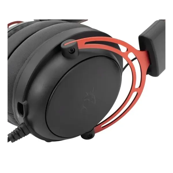 Slušalice sa mikrofonom White Shark GORILLA 53mm/Multiplatform/Crno crvena Slika 2