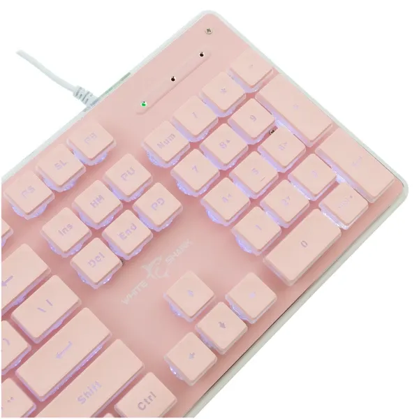 Tastatura White Shark TACHI Full Layout/Membranska/RGB/Pink/US Slika 3