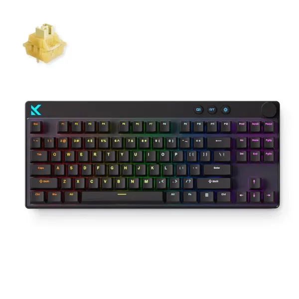 Gaming tastatura MCHOSE Mix 87 Hall Effect Magnetic Switch black Slika 1