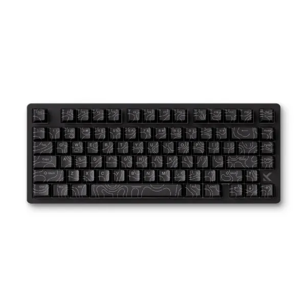 Gaming tastatura MCHOSE Jet 75 Hall Effect Magnetic Switch black topographic Slika 2