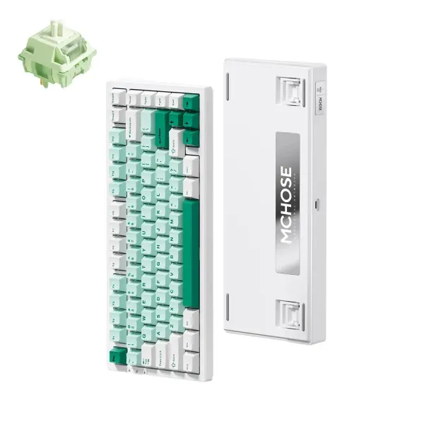 Bežična gaming tastatura MCHOSE G75 Pro Mehanička green Slika 2