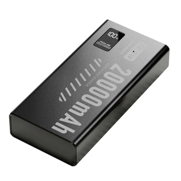 Power bank Denmen DP45 20000Mah Fast PD20W /QC3.0/ 2xTypeC/1xUSB-A Crni Slika 1