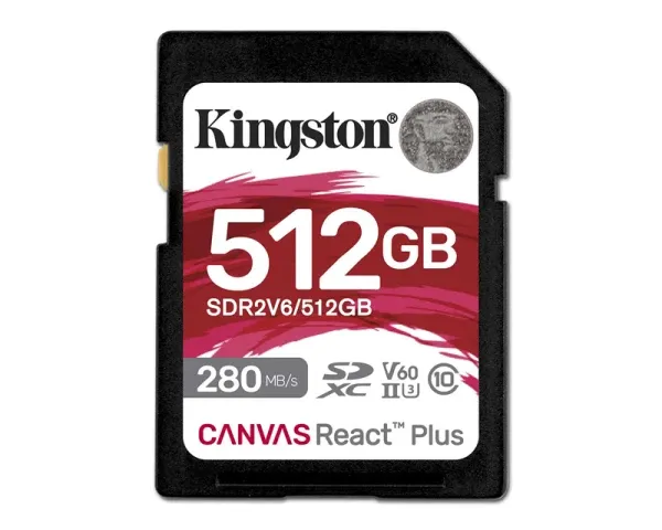 SD Card 512GB Kingston SDR2V6/512GB class 10 HD/2K/4K 280Mbs/150MBs Slika 1