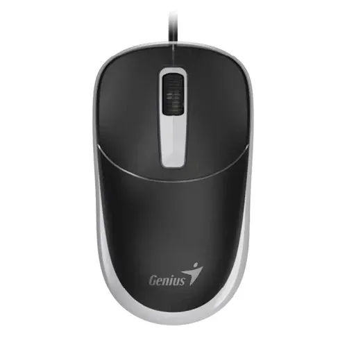 Miš Genius DX-123 USB 1200dpi crno-sivi Slika 1