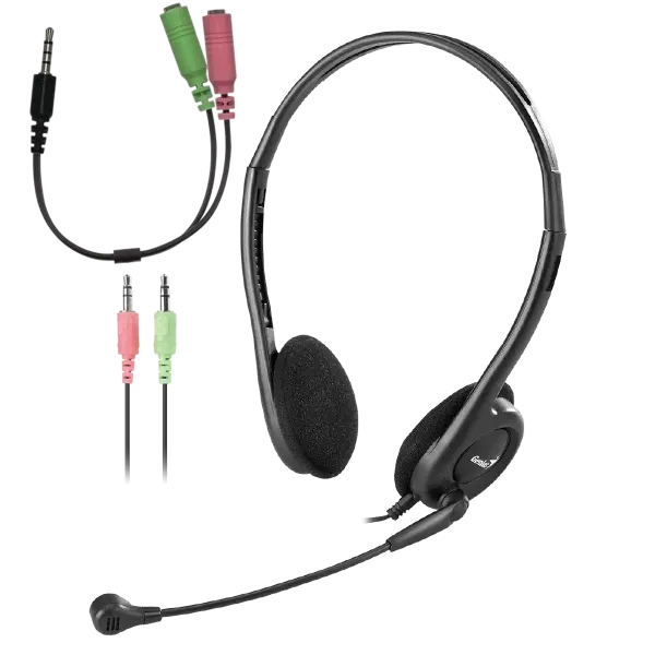 Slušalice sa mikrofonom Genius HS-200C + Single Jack kabl Slika 1