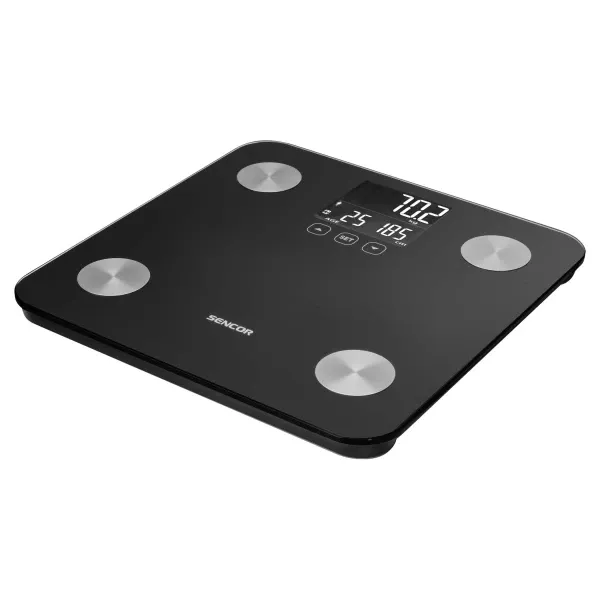 Telesna fitnes vaga Sencor SBS 6026BK/LCD/crna Slika 2