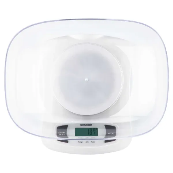 Kuhinjska vaga Sencor sa posudom SKS 4001WH/do 5 kg Slika 3
