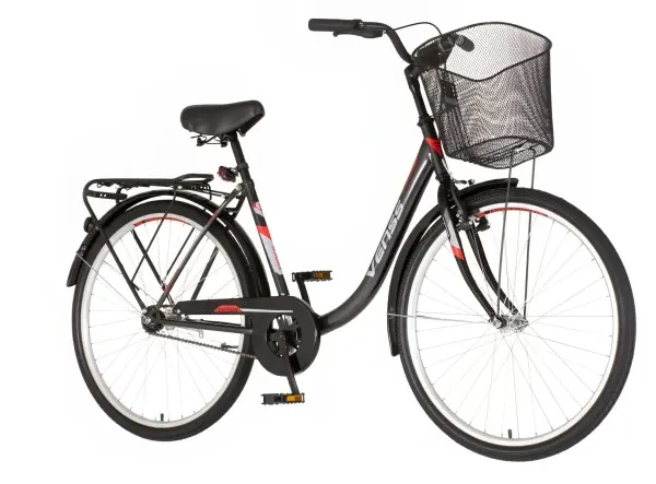 Bicikla Venssini city Venecija 26/V-BRAKE/sa korpom/siva Slika 4