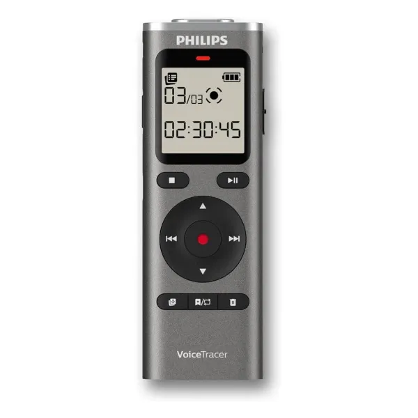 Diktafon Philips DVT1170 Mono/8GB/LCD/2x AAA/siva Slika 1
