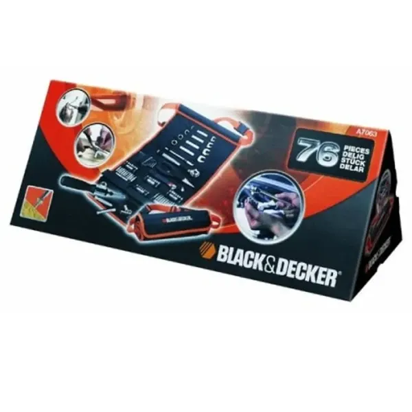 BLACK & DECKER A7063 Garnitura ručnog alata, 76 delova Slika 4