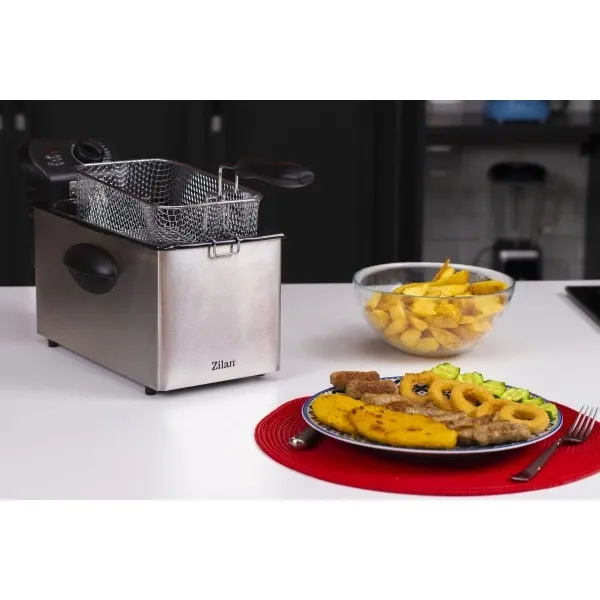 Friteza Zilan ZLN1819/3L/2180W/inox Slika 2
