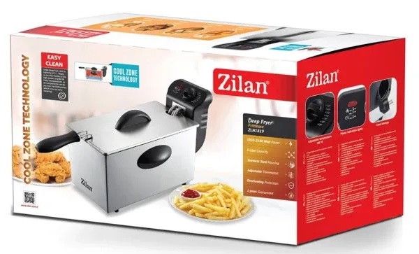 Friteza Zilan ZLN1819/3L/2180W/inox Slika 3