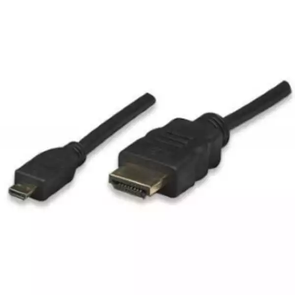 Kabl HDMI - HDMI micro 1.4 m/m crni 1.5m- Slika 1