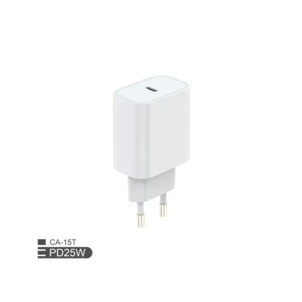 Kućni punjač Fulmova Gan PD 25W sa USB-C kablom beli Slika 1
