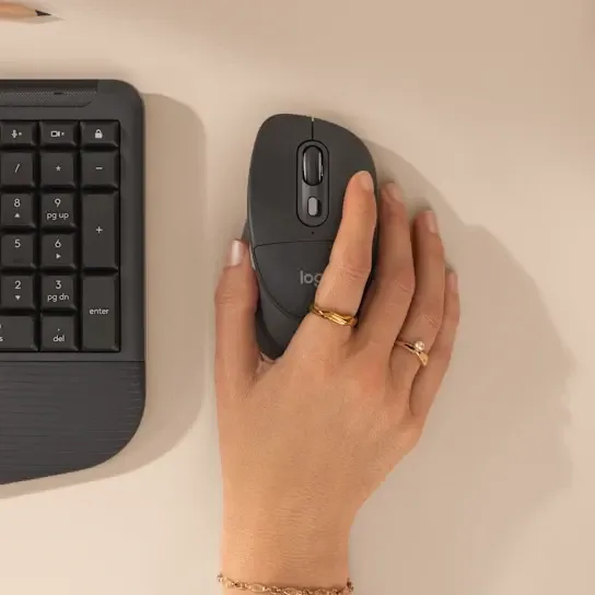 Bežična tastatura + miš Logitech MK880 Signature Comfort Plus YU graphite Slika 3