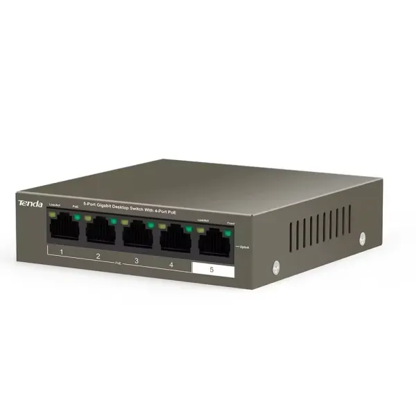 Svič 10/100/1000 5-port TEG1105P-4/4 PoE Port/63W Slika 3