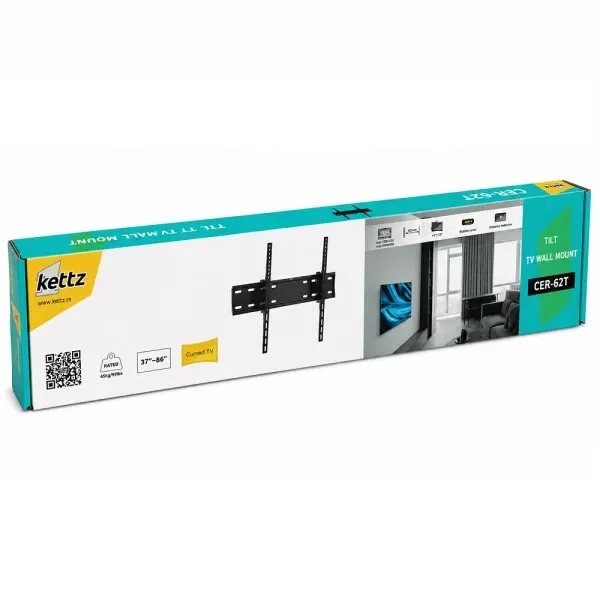 Nosač za TV Kettz CER-62T 37-86/vesa max 600x400/45kg/podesivi Slika 2