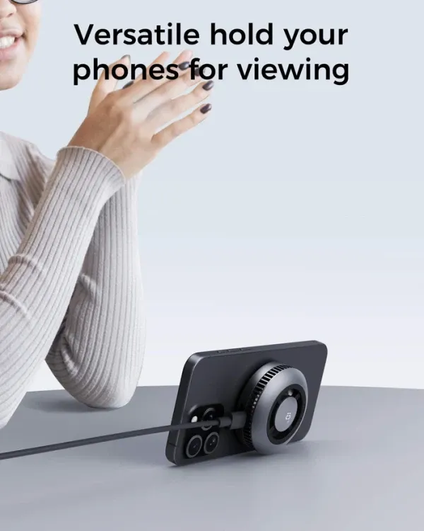 Bežični punjač sa aktivnim hlađenjem Aukey LC-G10 Qi2 15W Slika 3
