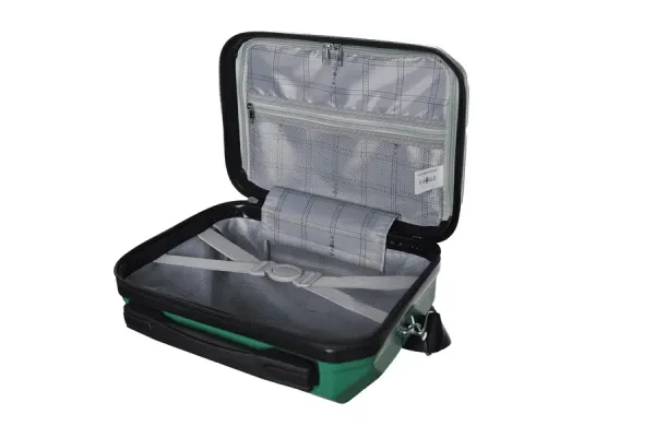Ženski kofer/neseser  Enova Capri 30cm/metalik zelena Slika 2