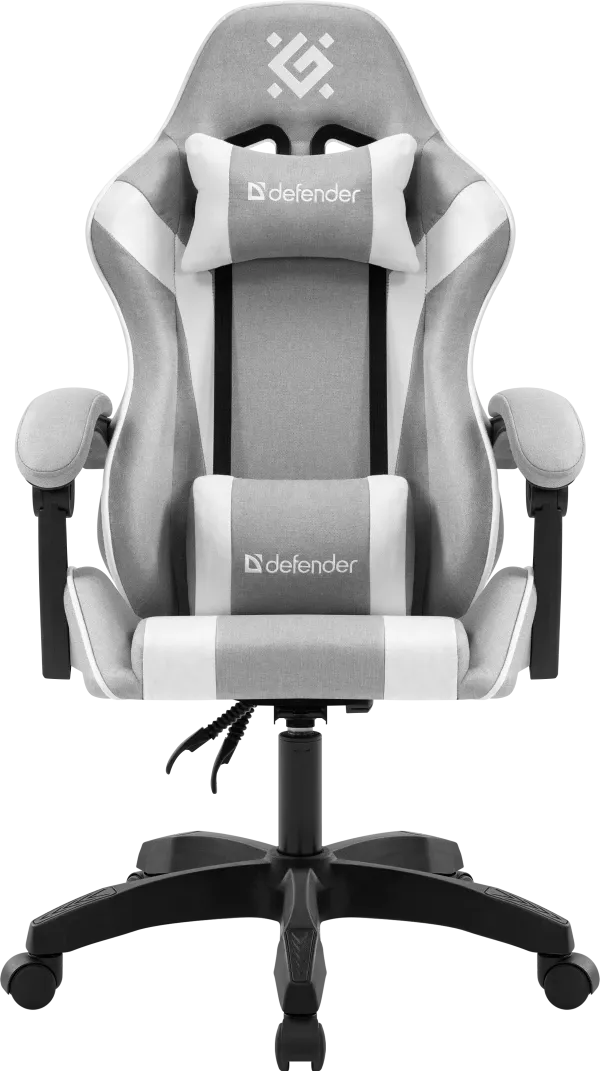 Gaming stolica Defender Ortos sivo bela Slika 1