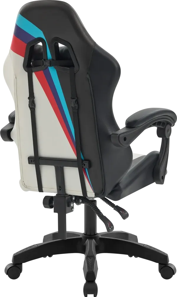 Gaming stolica Defender Legas sivo bela Slika 3