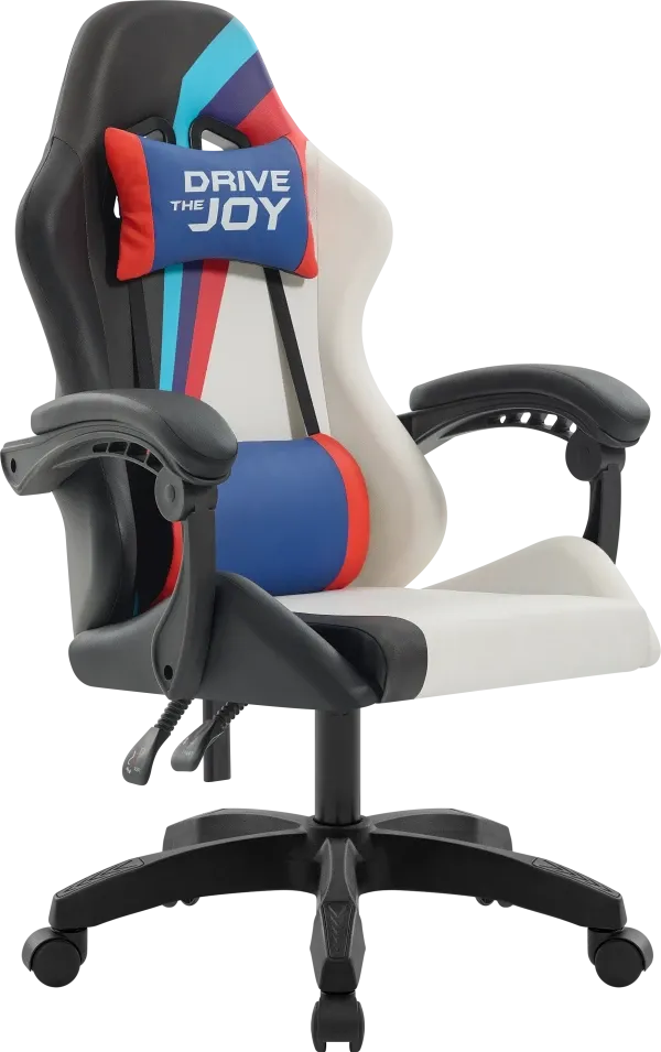Gaming stolica Defender Legas sivo bela Slika 4