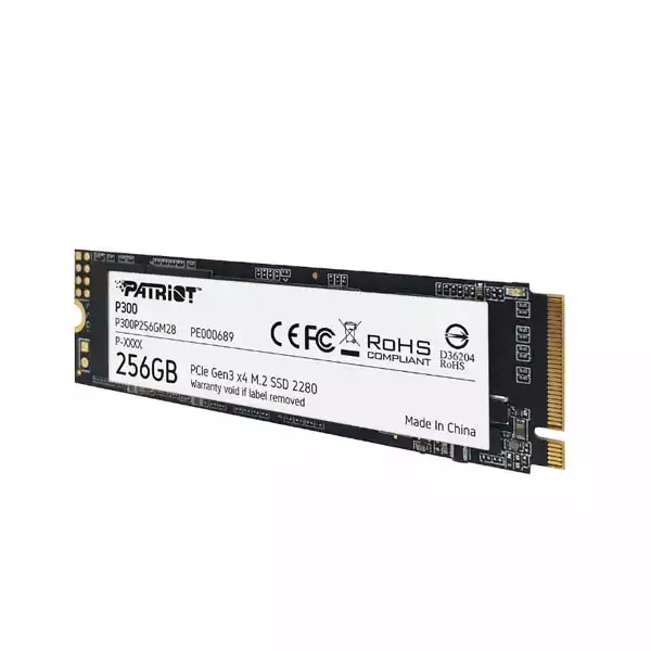 SSD M.2 NVMe 256GB Patriot P300 1700MBs/1100MBs P300P256GM28 Slika 5