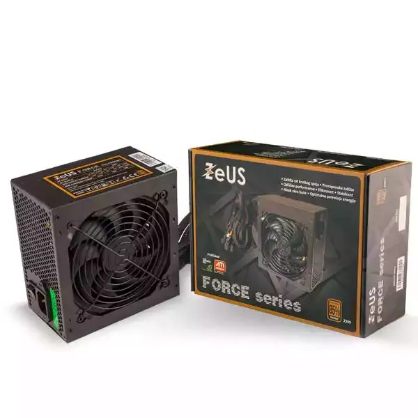 Napajanje 600W ZEUS 80 ZUS-FOR600S PLUS Bronze 12cm Slika 1