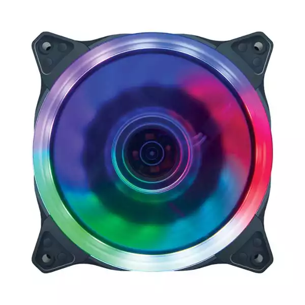 Case Cooler 120x120 ZEUS Single Ring RGB - Image 1