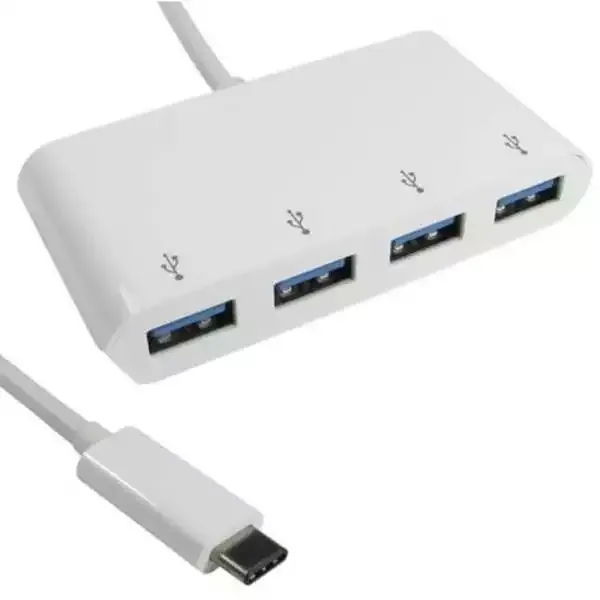 Adapter-konverter USB Tip C 3.1 na 4xUSB 3.0 GreenCon Slika 1
