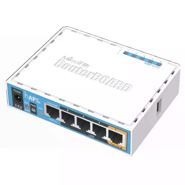 MikroTik hAP ac lite WiFi & 3G / LTE AC750Mb/s High Power 200mW dual band 2.4 & 5GHz 802.11ac/a/b/g/ - Image 1