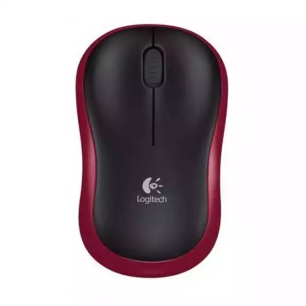Bežični miš Logitech M185 1000dpi, crveni - optički Slika 1