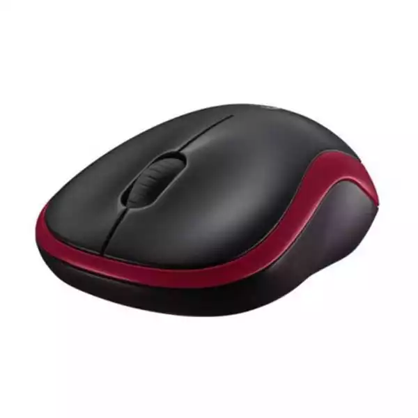Bežični miš Logitech M185 1000dpi, crveni - optički Slika 2
