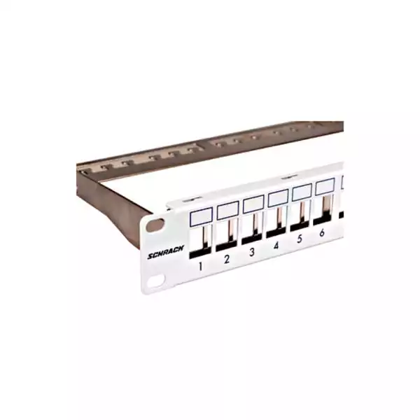 Patch panel Schrack 19/1U za 24 modula prazan HSER0240GS Slika 2