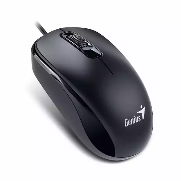 Miš Genius DX-110 PS/2 1000dpi, crni - optički Slika 1