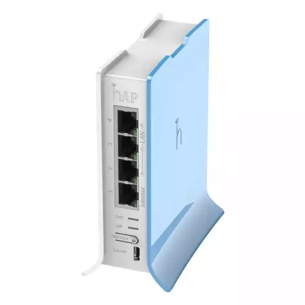 MikroTik RB941-2nD-TC hAP lite WiFi 2.4GHz ruter 300Mb/s 802.11n MIMO sa 4x10/100Mb/s LAN/WAN, VPN r Slika 1