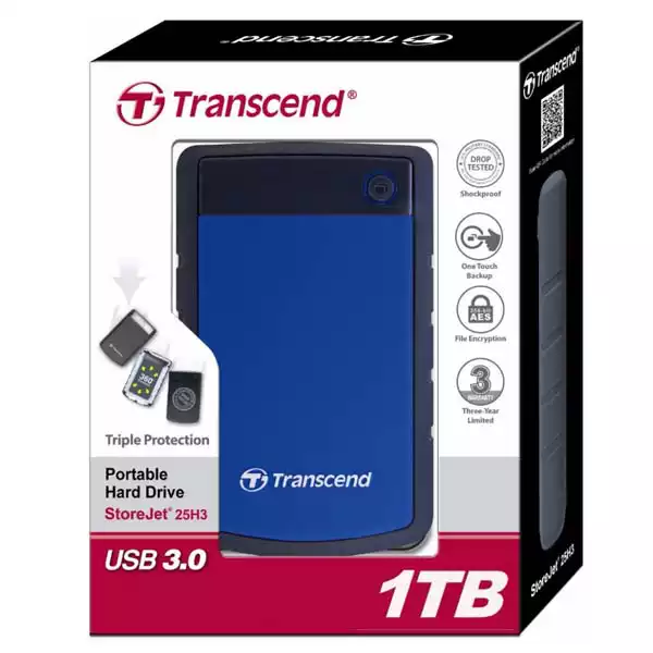 Eksterni hard disk 1TB Transcend TS1TSJ25H3B Slika 4
