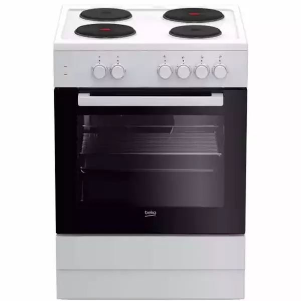 Šporet električni Beko FSE66000GW širina 60cm/4x strujna ringla Slika 1